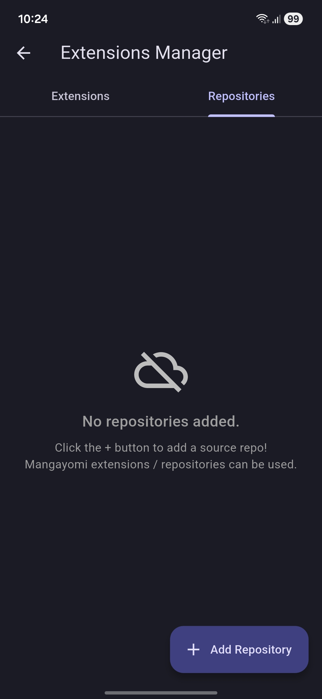 Repository List Page